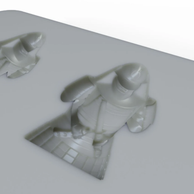 Custom silicone mold for Paradice chocolate tokens by Mold Press Qatar armor choclate token Custom silicone mold for Paradice chocolate tokens by Mold Press Qatar armor choclate token