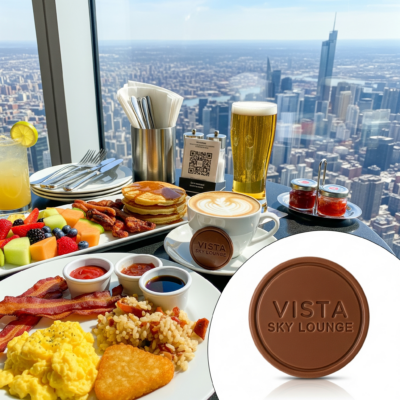 Custom silicone mold for qatar chocolate tokens by Mold Press Qatar hotel token vista sky lounge new york Custom silicone mold for qatar chocolate tokens by Mold Press Qatar hotel token vista sky lounge new york
